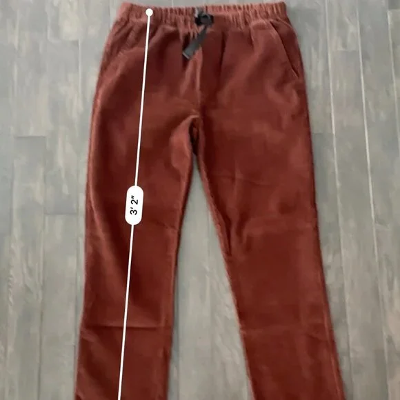 Original Use Burnt Orange Small Corduroy Pants - Picture 7 of 11